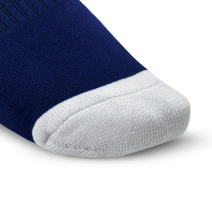 Merino Ultra Socks - Blue & White
