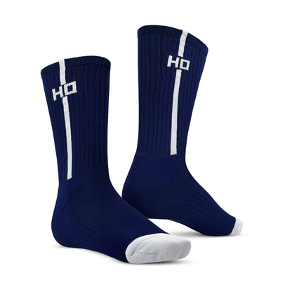 Merino Ultra Socks - Blue & White