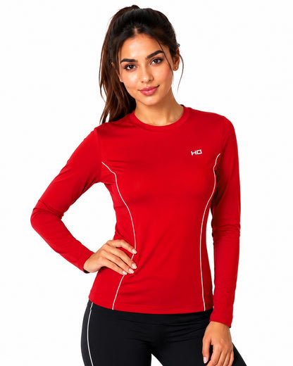 Nova Full Sleeve T-Shirt - Maroon