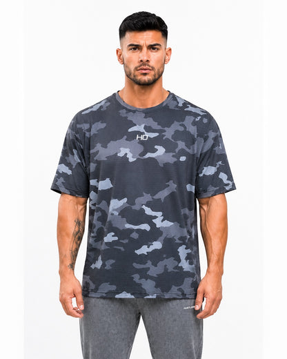 Elite T-Shirt - Black Camo