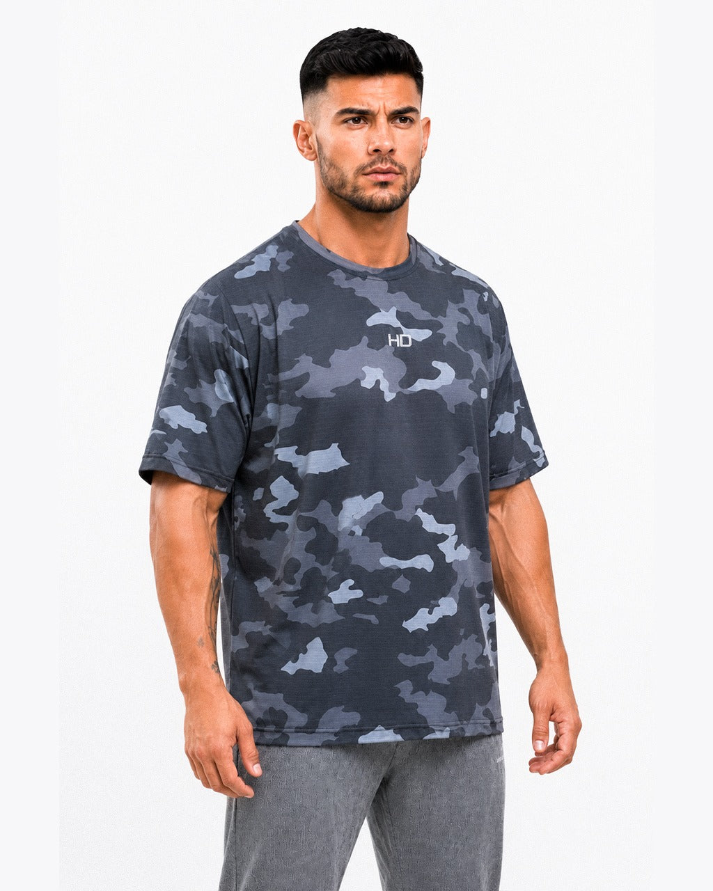 Elite T-Shirt - Black Camo