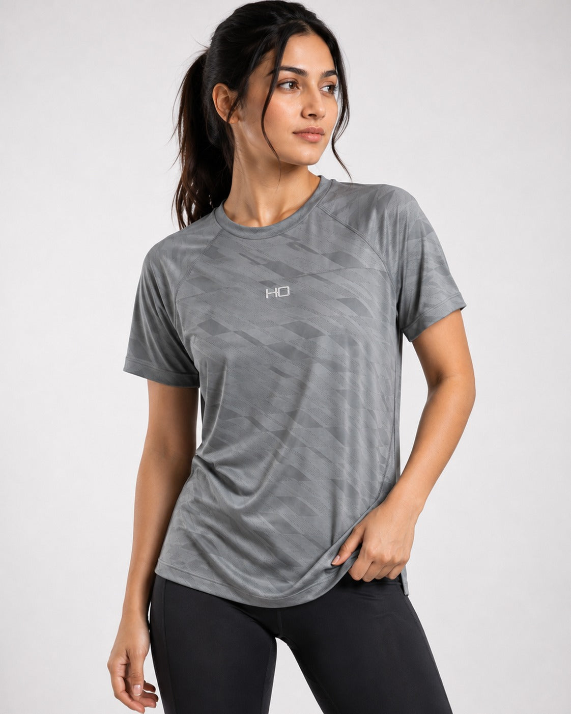 Hybrid Running T-Shirt - Grey.