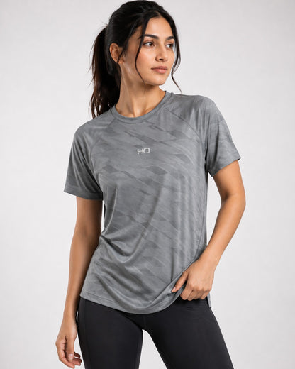 Hybrid Running T-Shirt - Grey.