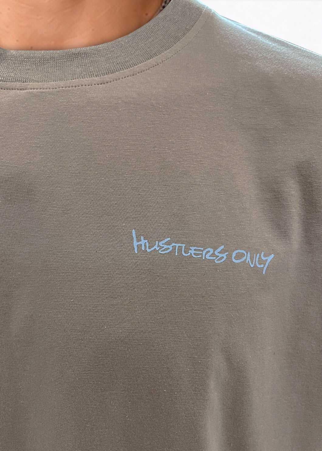 Graffiti Oversized T-Shirt - Grey