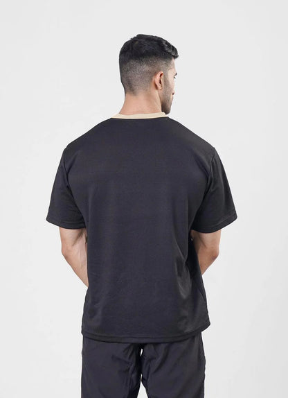 Mesh Basketball Tshirt Black