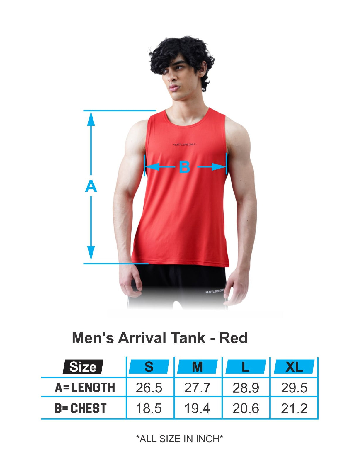 Men's Arrival Tank - Red