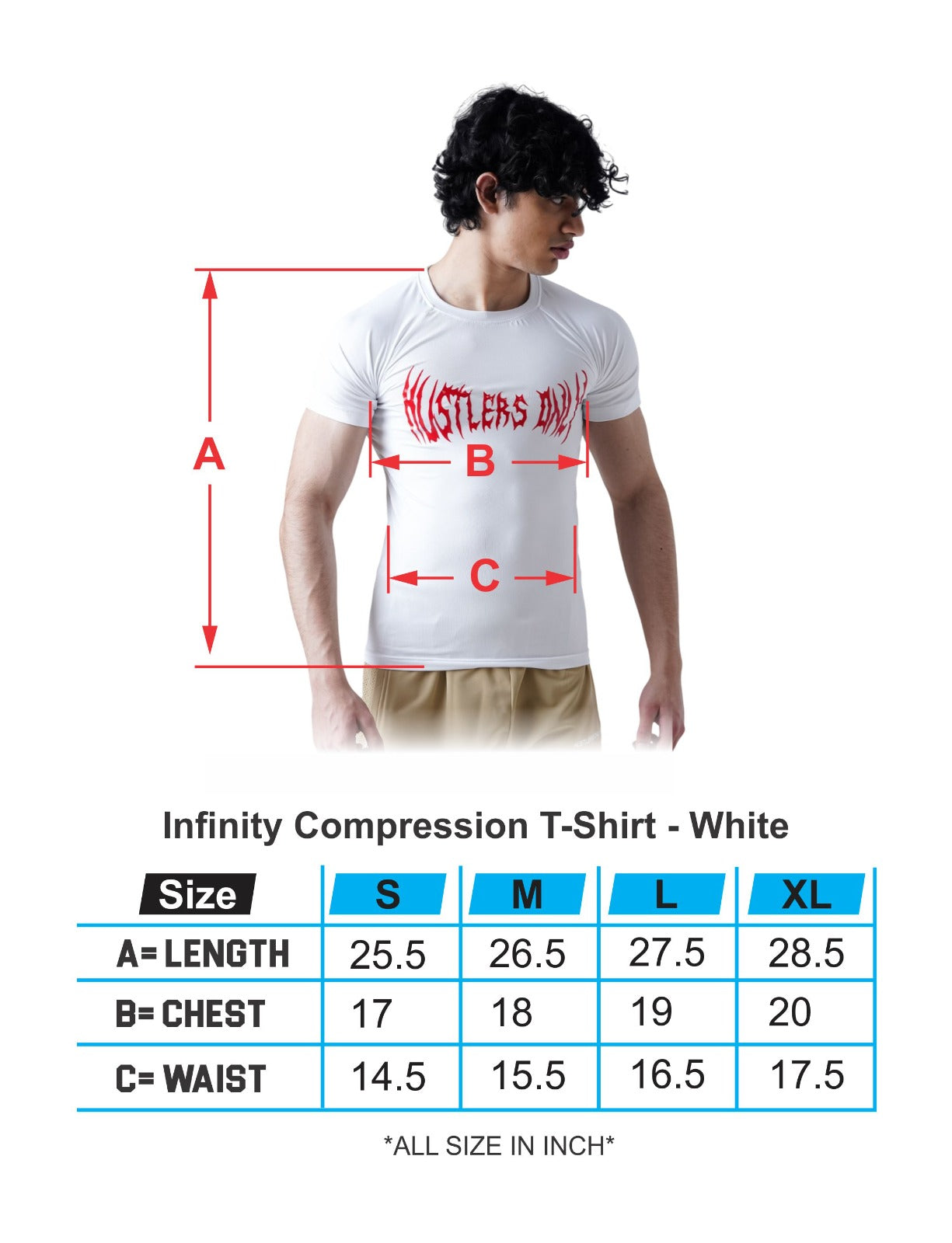 Infinity Compression T-Shirt - White