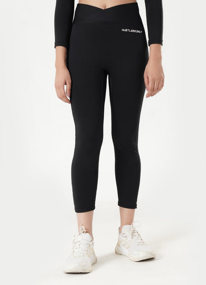 Crossover Leggings - Black