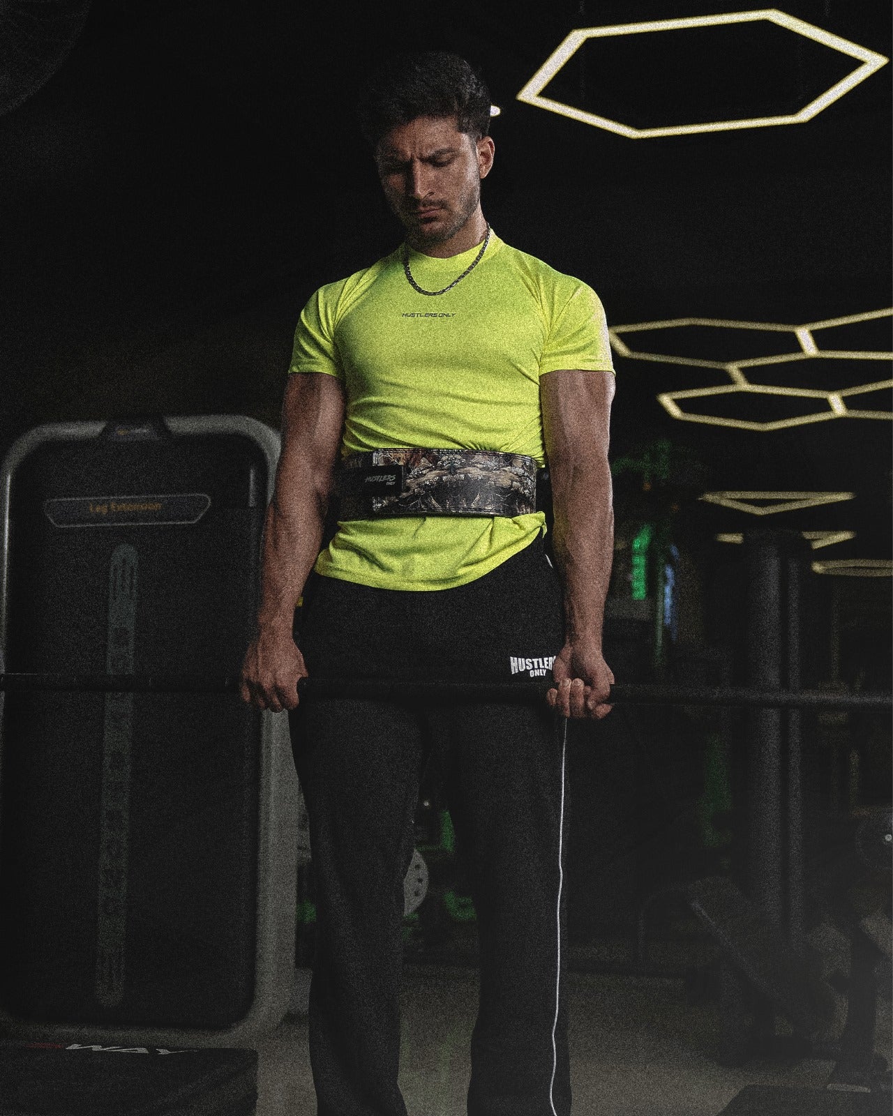 10mm Leaf Camo Lever Belt