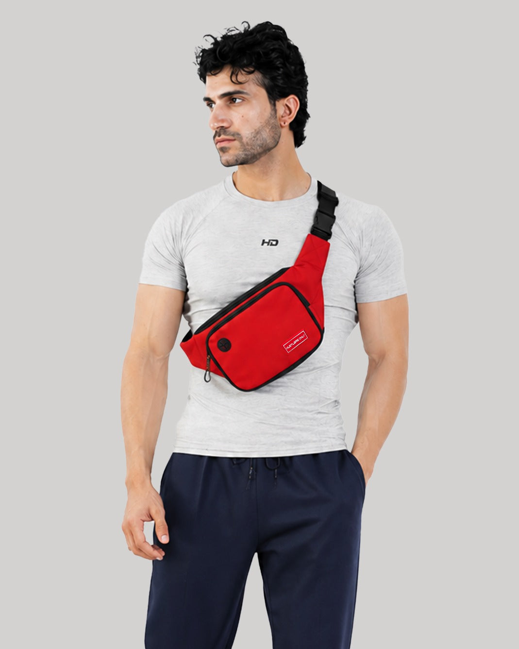 Crossbody Utility Bag - Red