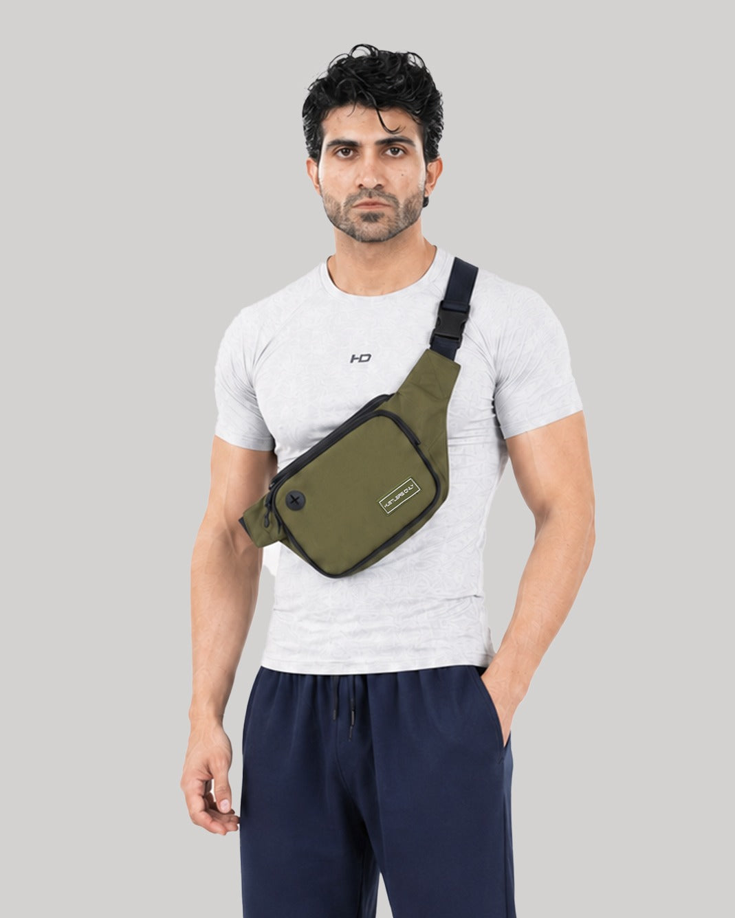 Crossbody Utility Bag - Olive