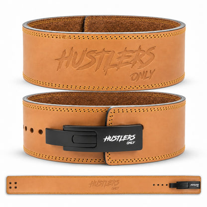 10mm Premium Weightlifting Lever Belt - Brown