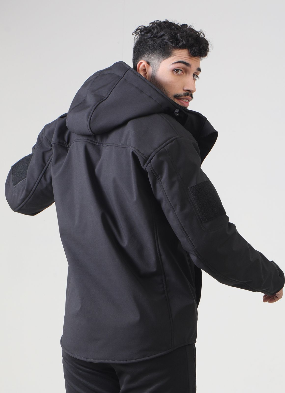 Winter Combat Jacket Black Mens | HustlersOnlyPK