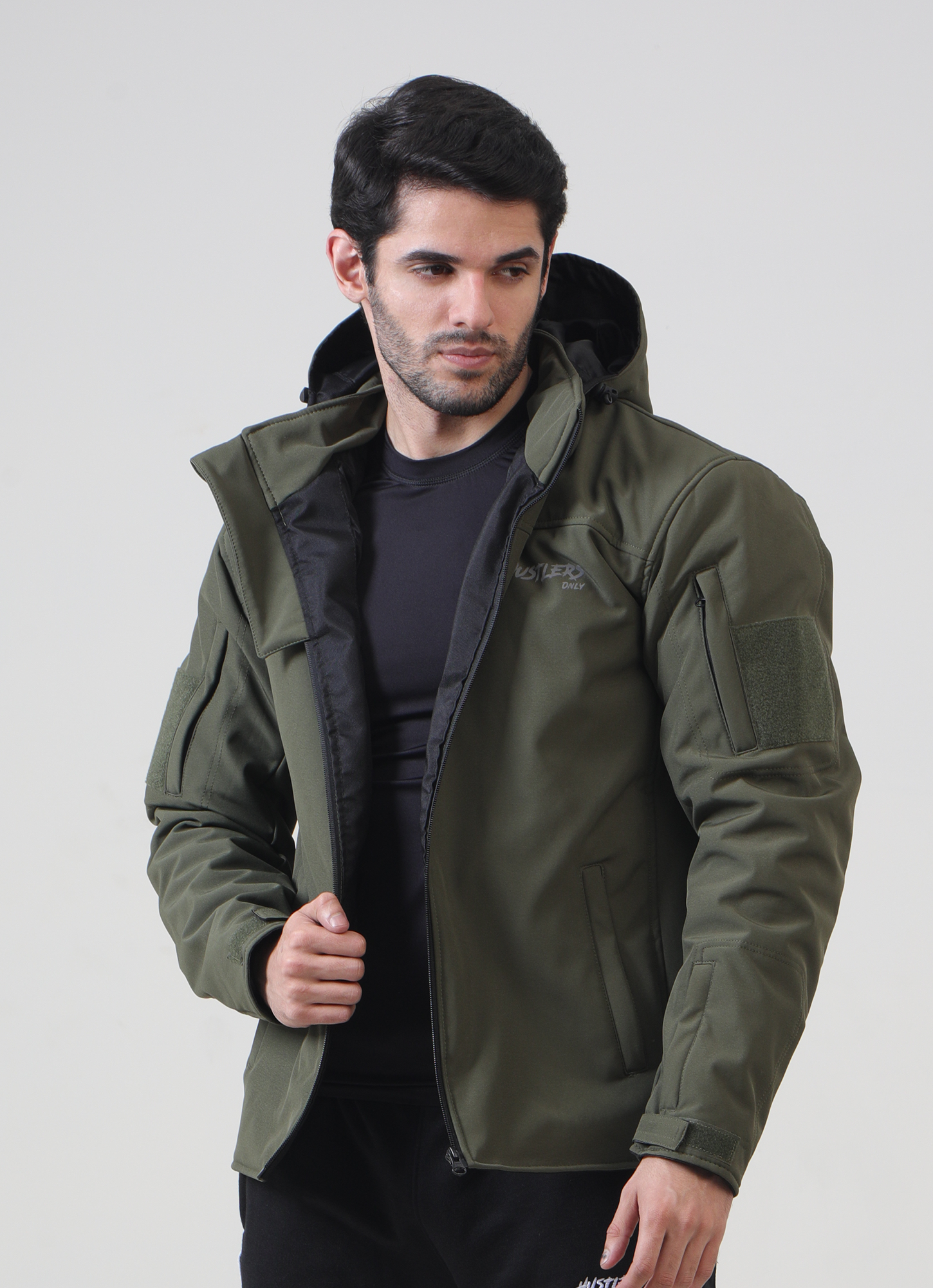 Winter Combat Jacket Green for Mens | HustlersOnlyPK