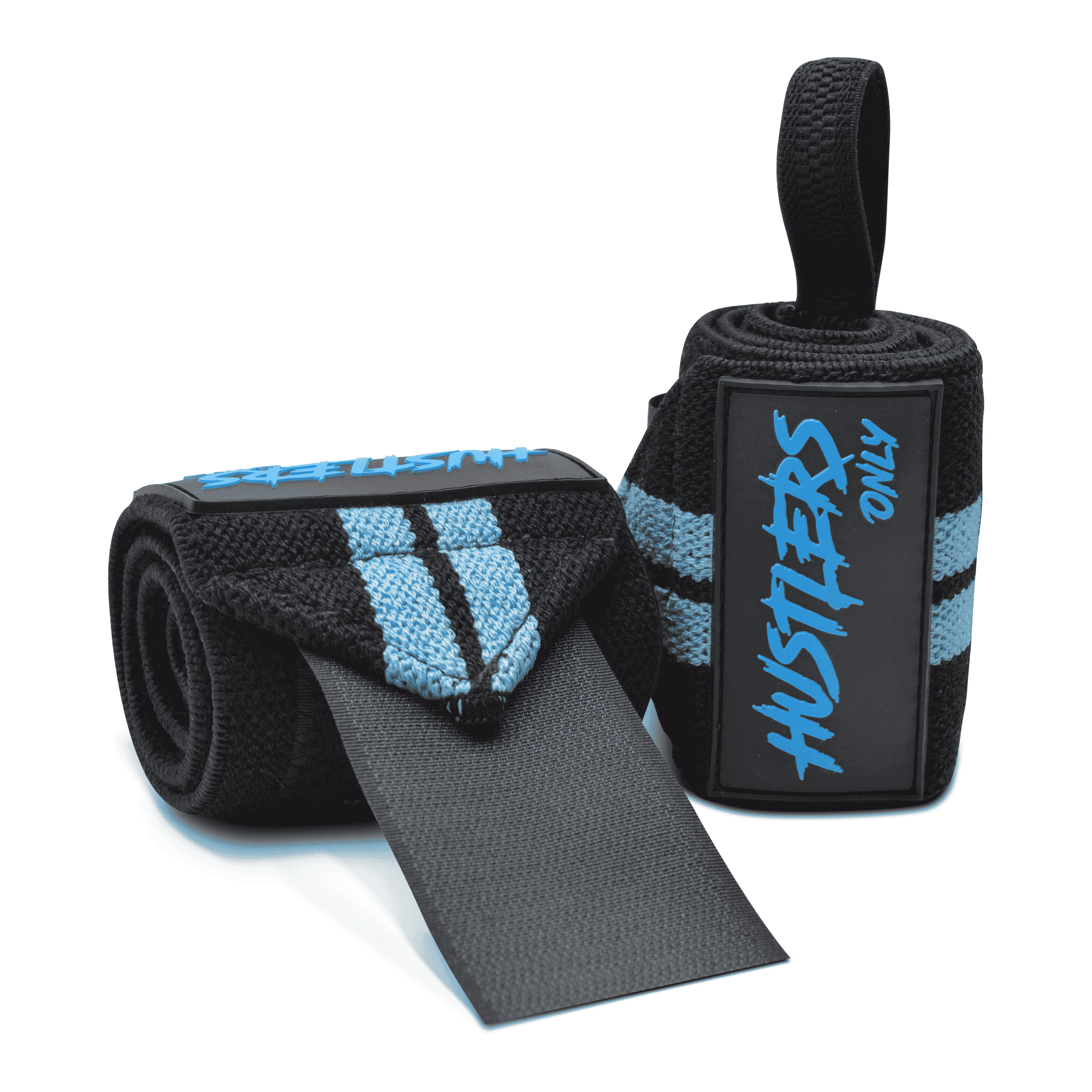 Blue Stripes Wrist Wraps For Weightlifting | HustlersOnlyPK