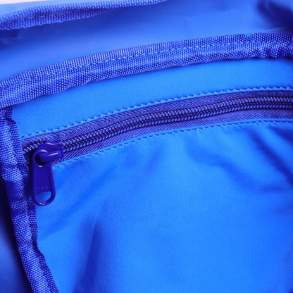 Blue gym duffel bag with 58L capacity | Hustlers Only PK