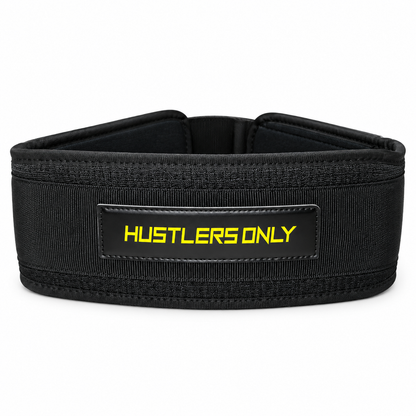Nylon Boxing Belt - Black & Yellow