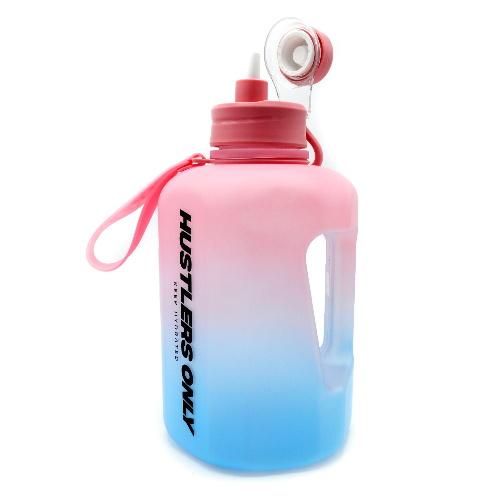 Leakproof 2.2 Litre Hydration Bottle in Pink Blue | Hustlers Only PK