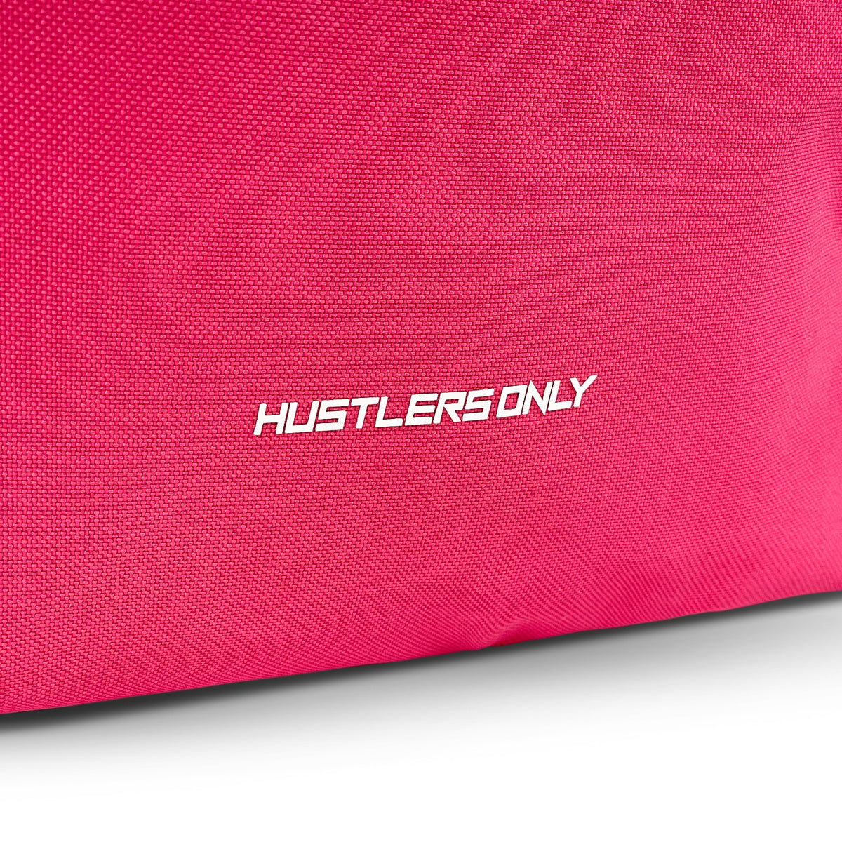 Pink sports backpack with multiple storage sections for gym accessories and personal essentials