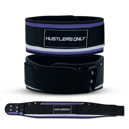 Nylon Weightlifting Belt - Violet
