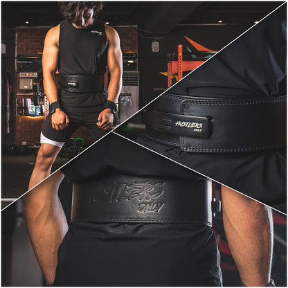 13mm Black Premium Weightlifting Lever Belt For Workout | HustlersOnlyPK 