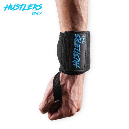 Black Premium Quality Wrist Wraps | HustlersOnlyPK