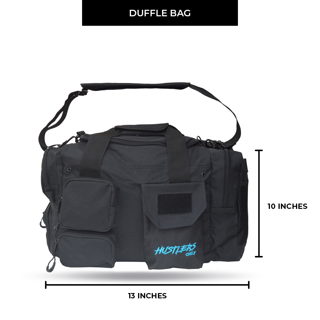Black Duffel Bag For Men | HustlersOnlyPK