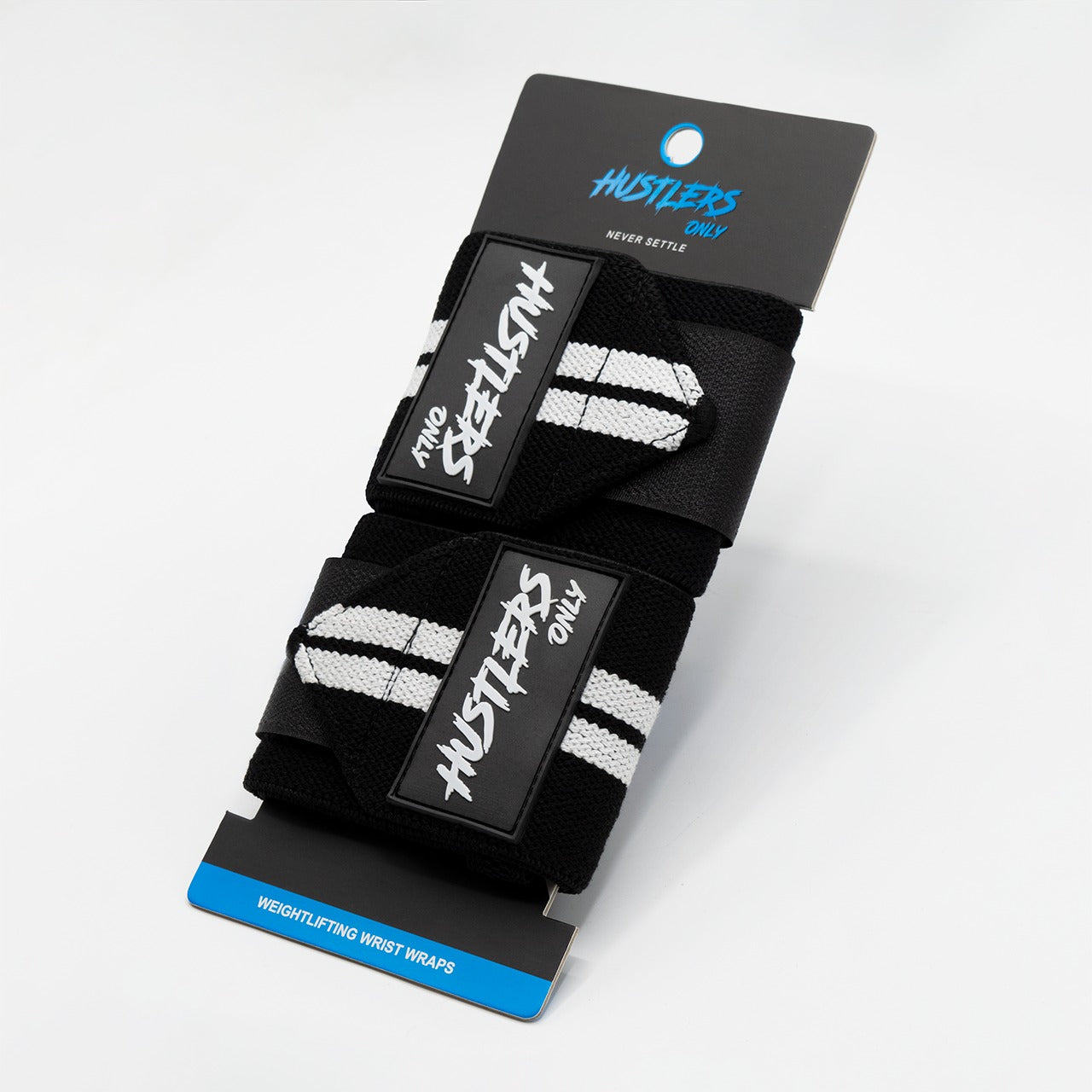 White Stripes Wrist Wraps For Weightlifting | HustlersOnlyPK