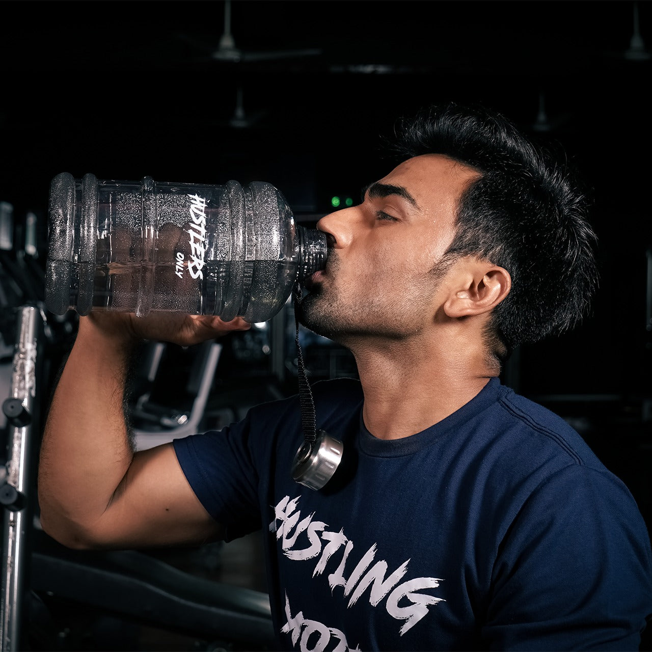 Comfortable carry grey water bottle for daily intake | HustlersOnlyPK